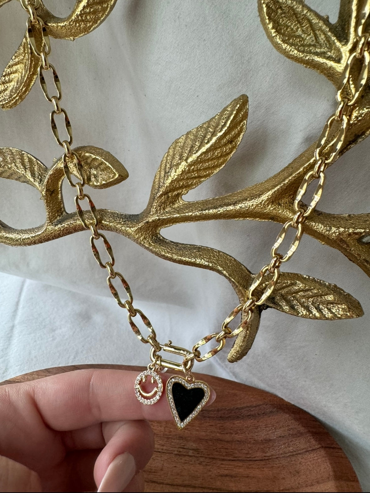 Smiles & Love Charm Necklace
