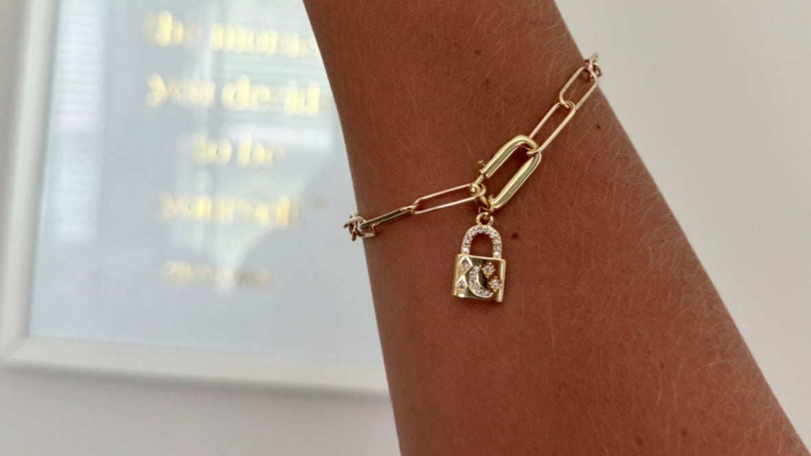 Moon Charm Bracelet